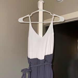 Wide leg one piece